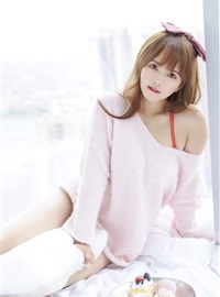 002. Zhang Siyun Nice - Internal purchase of watermark free pink sweater(22)